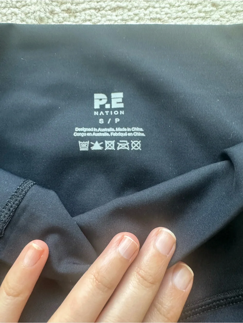 P.E Nation Black Performance Leggings